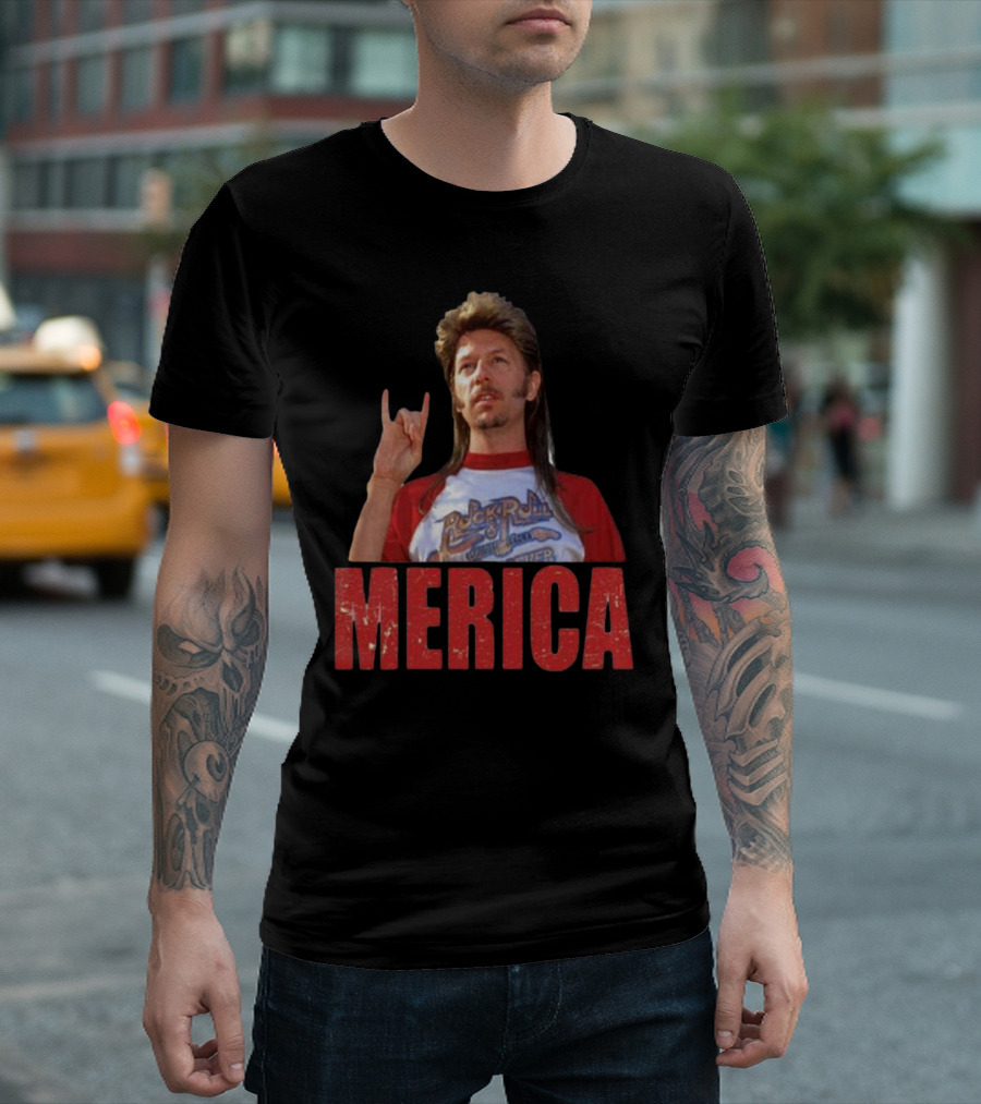 Joe Dirt Rock 'n Roll Merica Happy 4th Of July T-Shirt