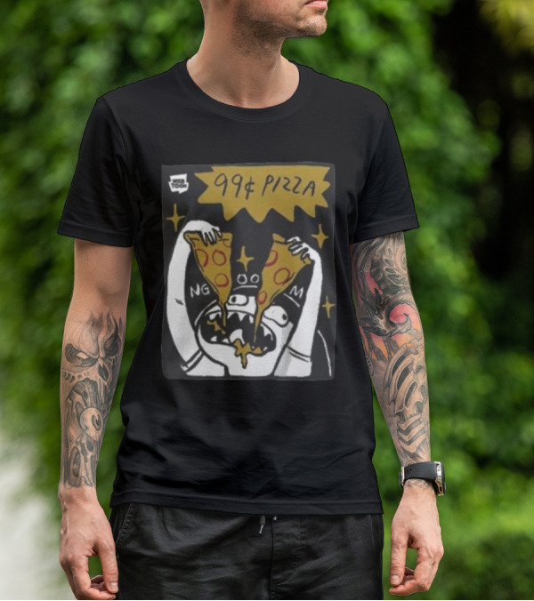 My Giant Nerd Boyfriend Wee Toon 99¢ Pizza T-Shirt