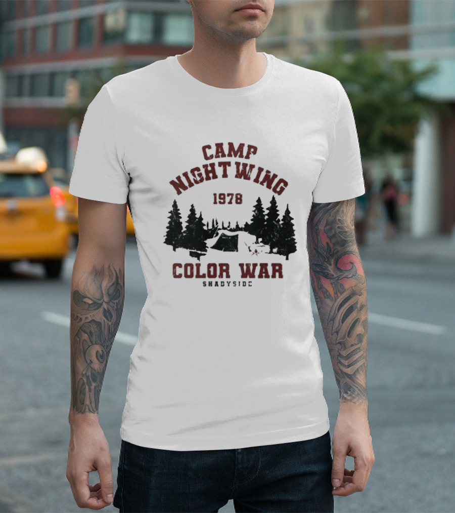 Camp Nightwing 1978 Color War Shadyside T-Shirt