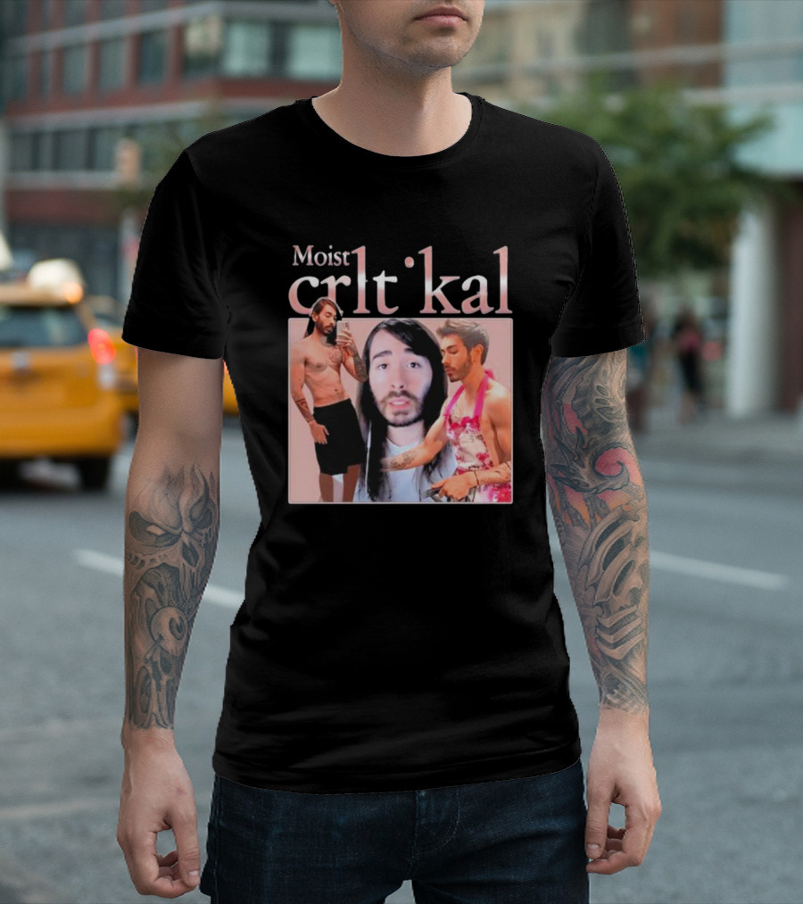 Moistcr1tikal Connor Amari Editable Screenshot Long Hair Apron Mirror Selfie T-Shirt