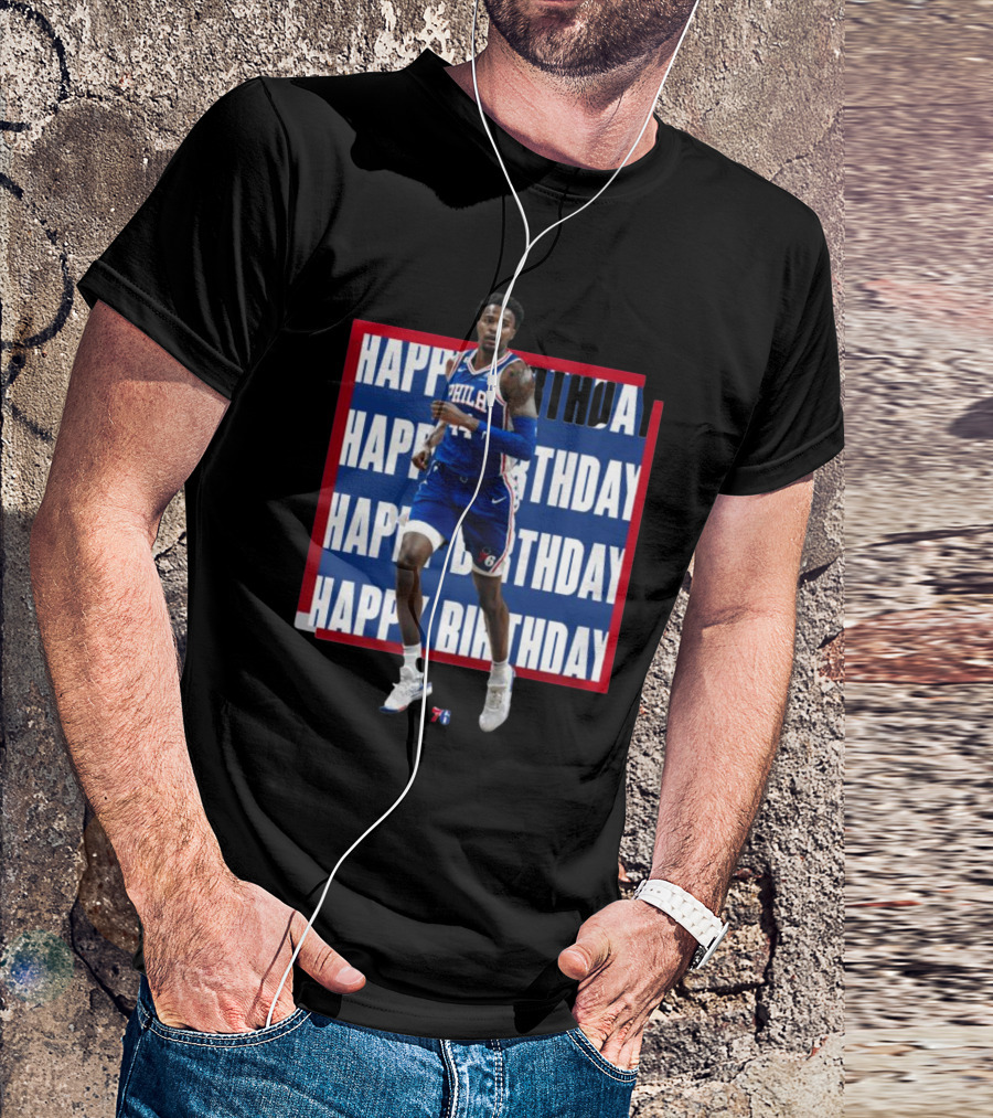 Philadelphia 76ers Happy Birthday Paul Reed Basketball T-Shirt