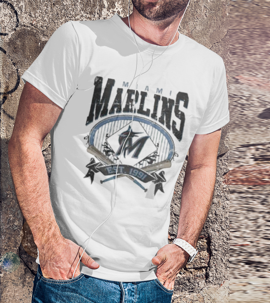 Miami Marlins MLB Baseball Game Day Est. 1993 T-Shirt