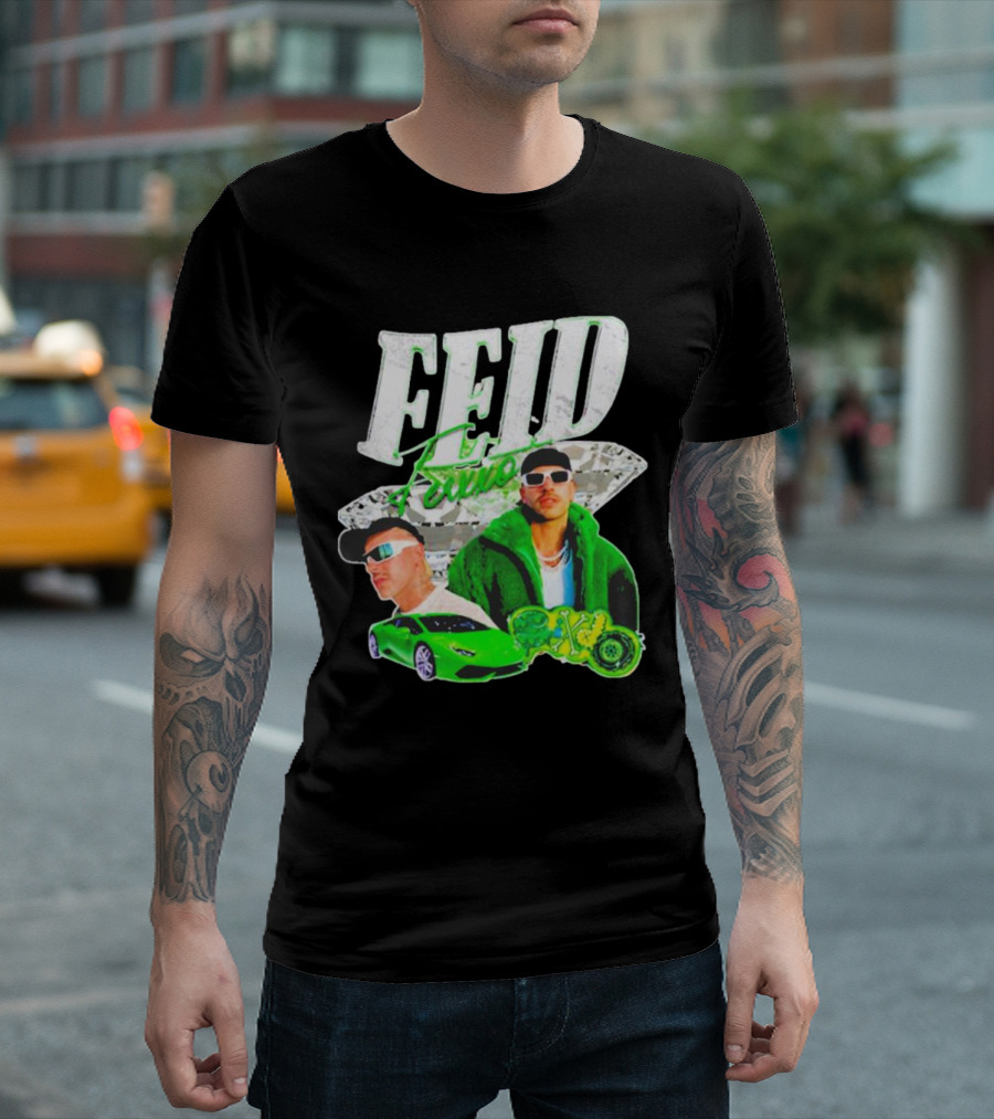 FEID FUMO Green Car T-Shirt