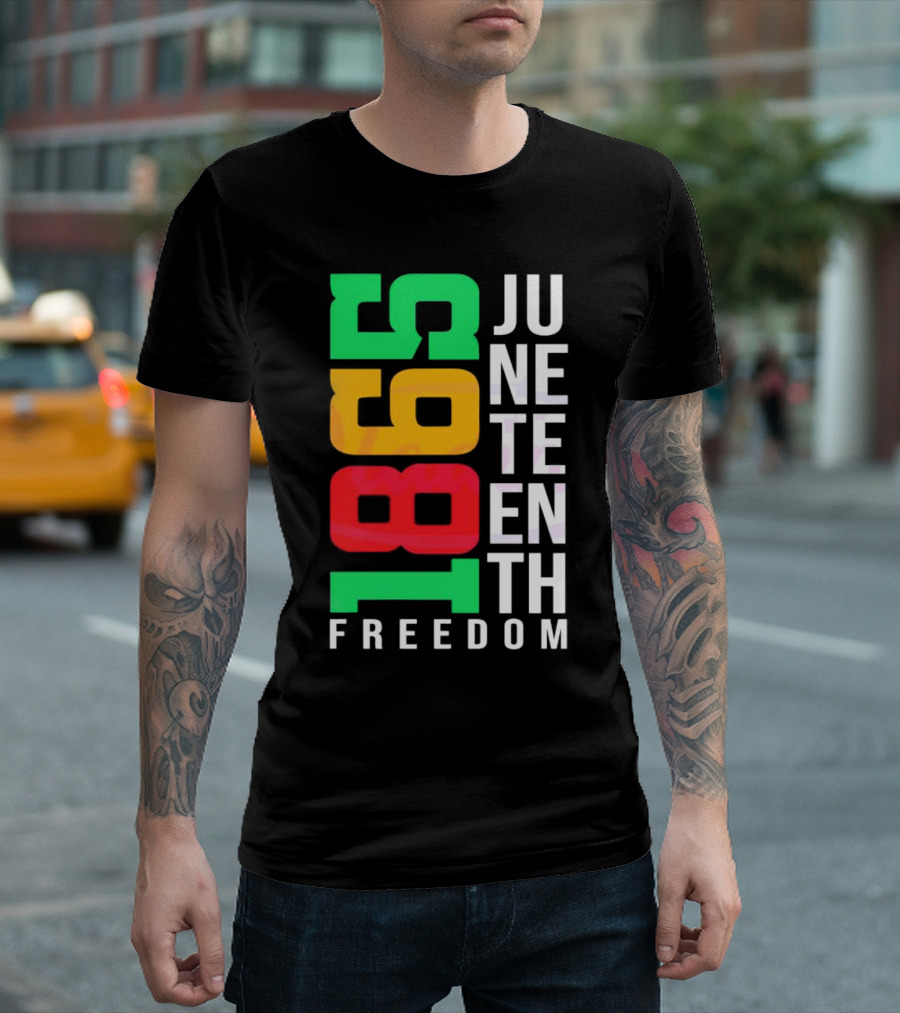 1865 Juneteenth Freedom Black History Month T-Shirt