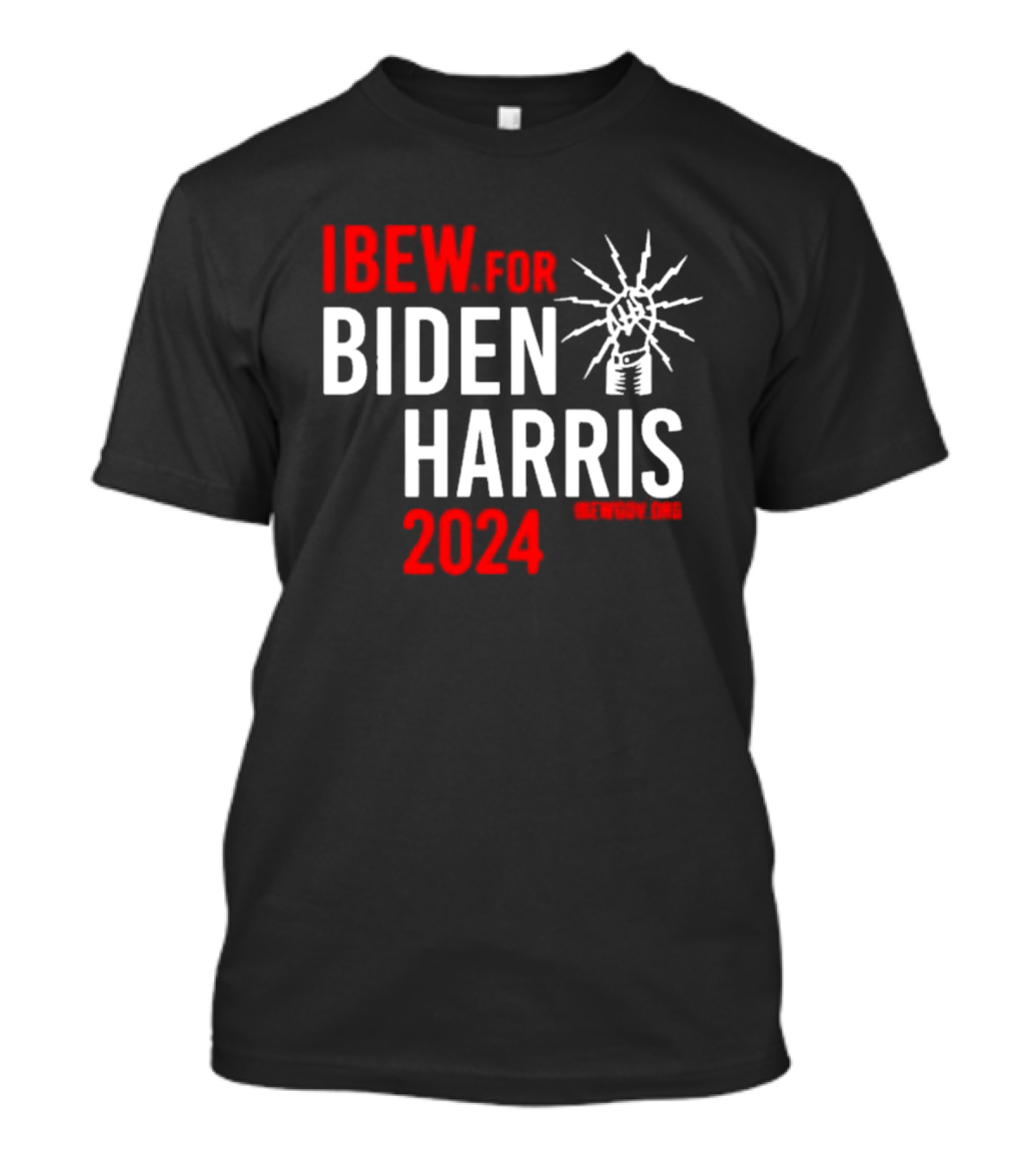 IBEW For Biden Harris 2024 AFL CIO Union Support T-Shirt