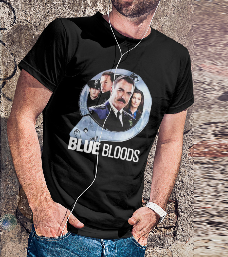 Blue Bloods Reagan Family Tom Selleck Donnie Wahlberg Cop Movie Fan T-Shirt