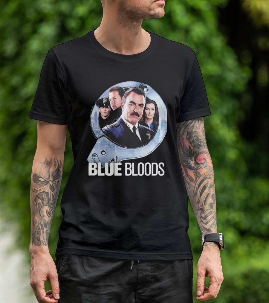 Blue Bloods Reagan Family Tom Selleck Donnie Wahlberg Cop Movie Fan T-Shirt