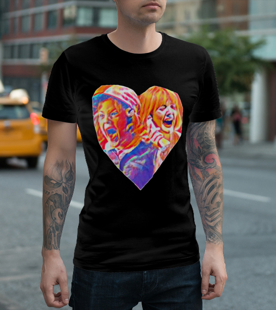 Vintage Movie Scream Drew Barrymore Heart Shaped T-Shirt