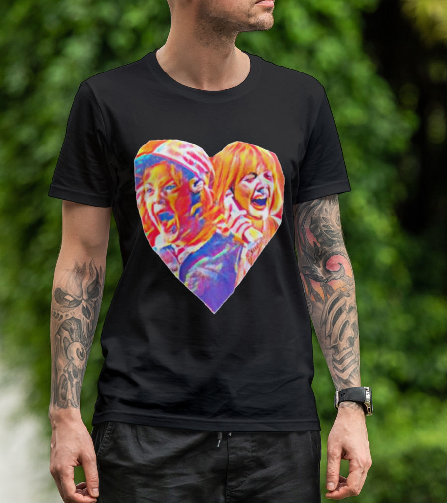 Vintage Movie Scream Drew Barrymore Heart Shaped T-Shirt