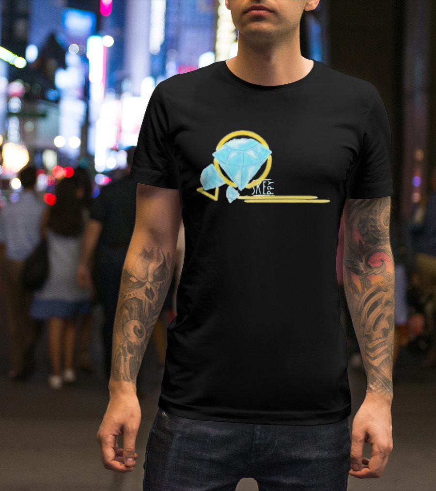 Skeppy Merchandise Geo Diamond Sketch Artist Signature T-Shirt