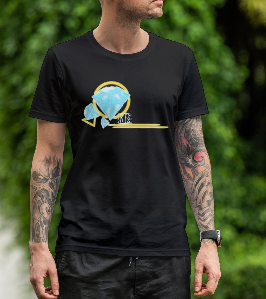 Skeppy Merchandise Geo Diamond Sketch Artist Signature T-Shirt