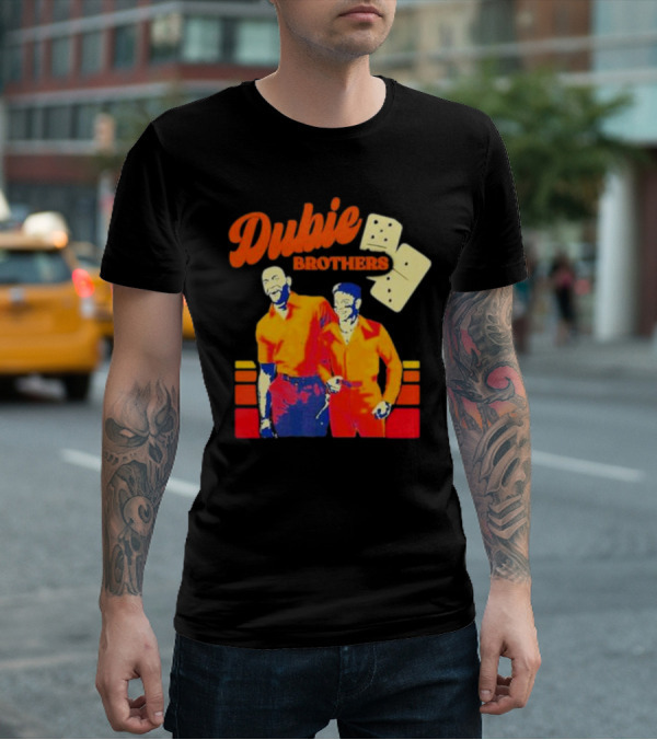 Dubie Brothers Domino Duo Orange Outfits T-Shirt