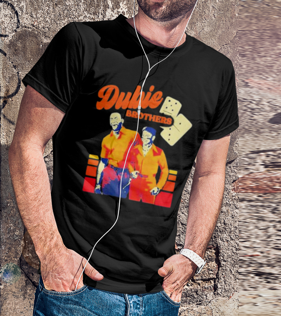 Dubie Brothers Domino Duo Orange Outfits T-Shirt