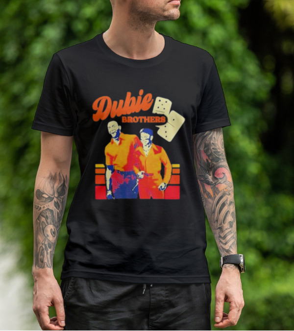 Dubie Brothers Domino Duo Orange Outfits T-Shirt