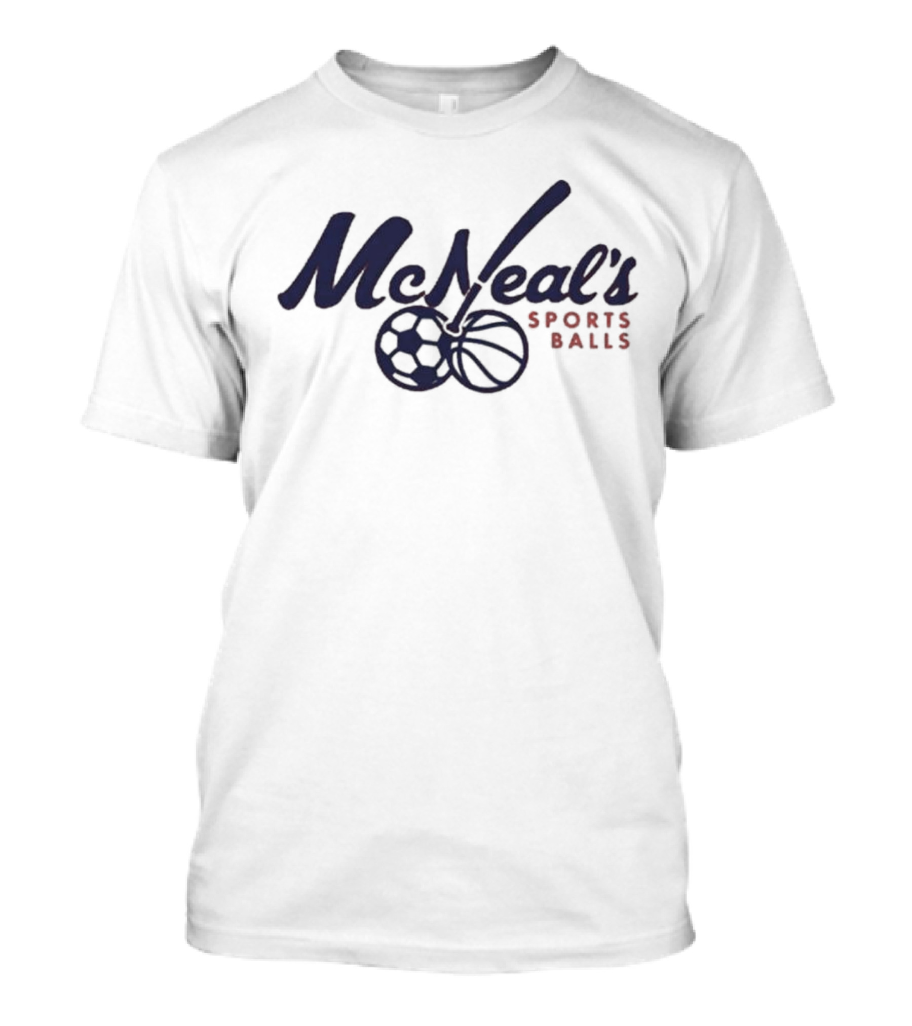 McNeal's Sports Balls Soccer Basketball Bat Iconic T-Shirt
