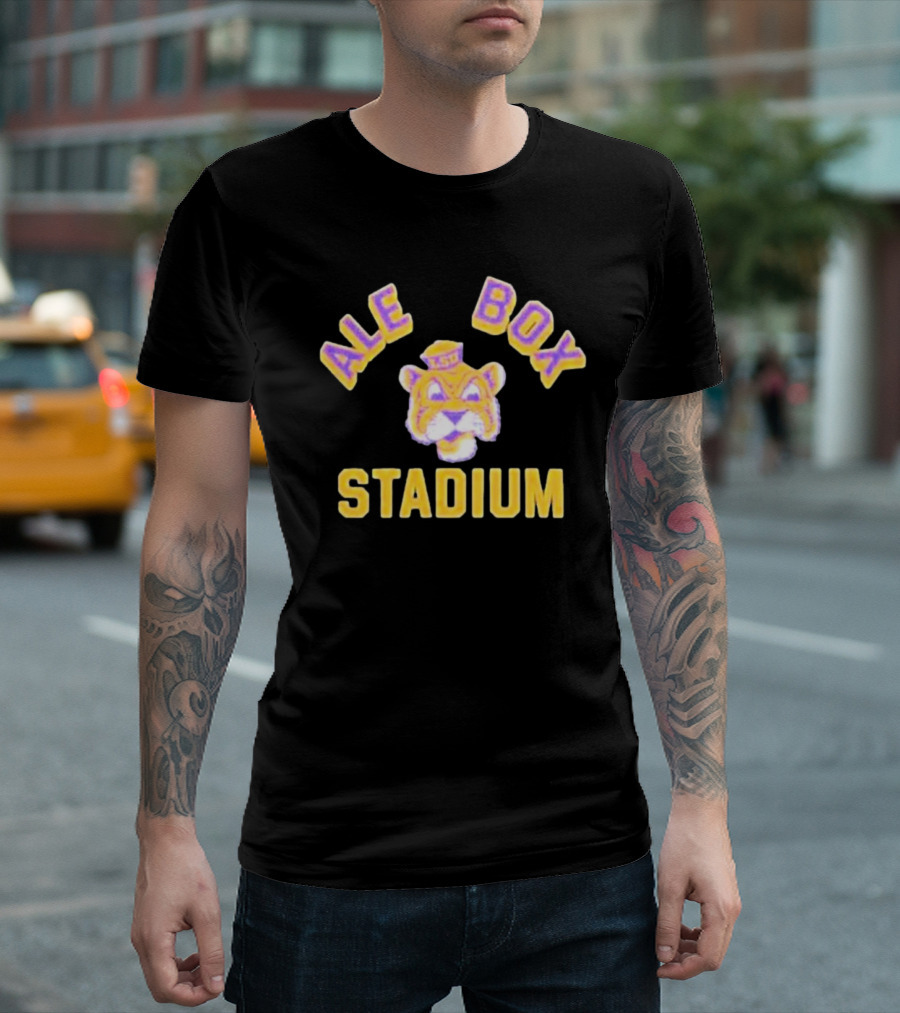 LSU Tigers Alex Box Stadium Baseball Franklin 47 Brand T-Shirt