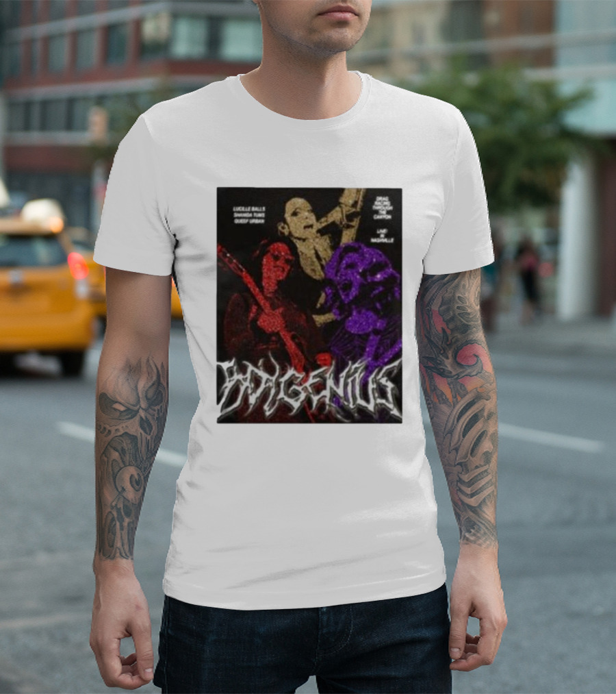 Boygenius Lucille Balls Shanida Tums Queef Urban Drag Racing Live in Nashville T-Shirt