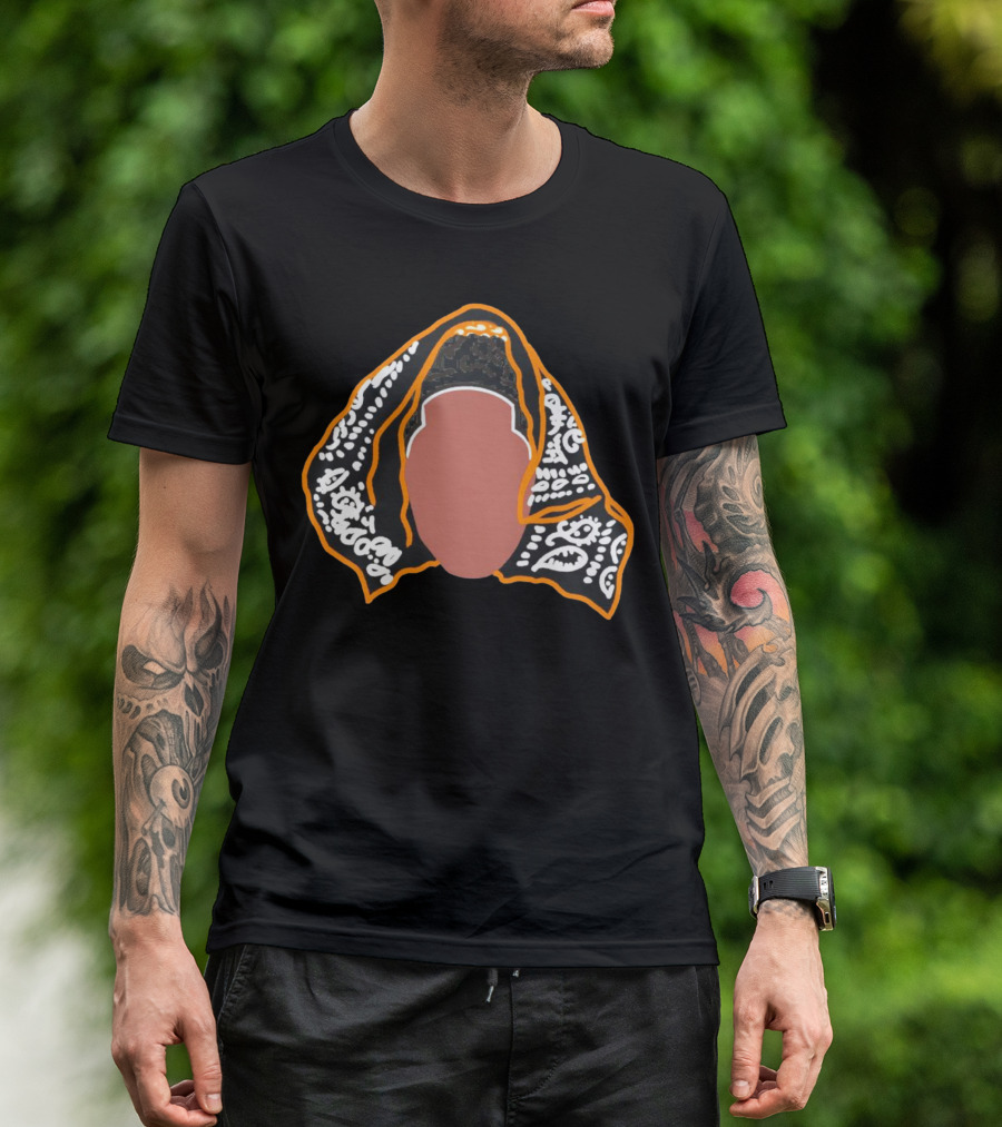 2rare Merch No Face Bandana Style T-Shirt