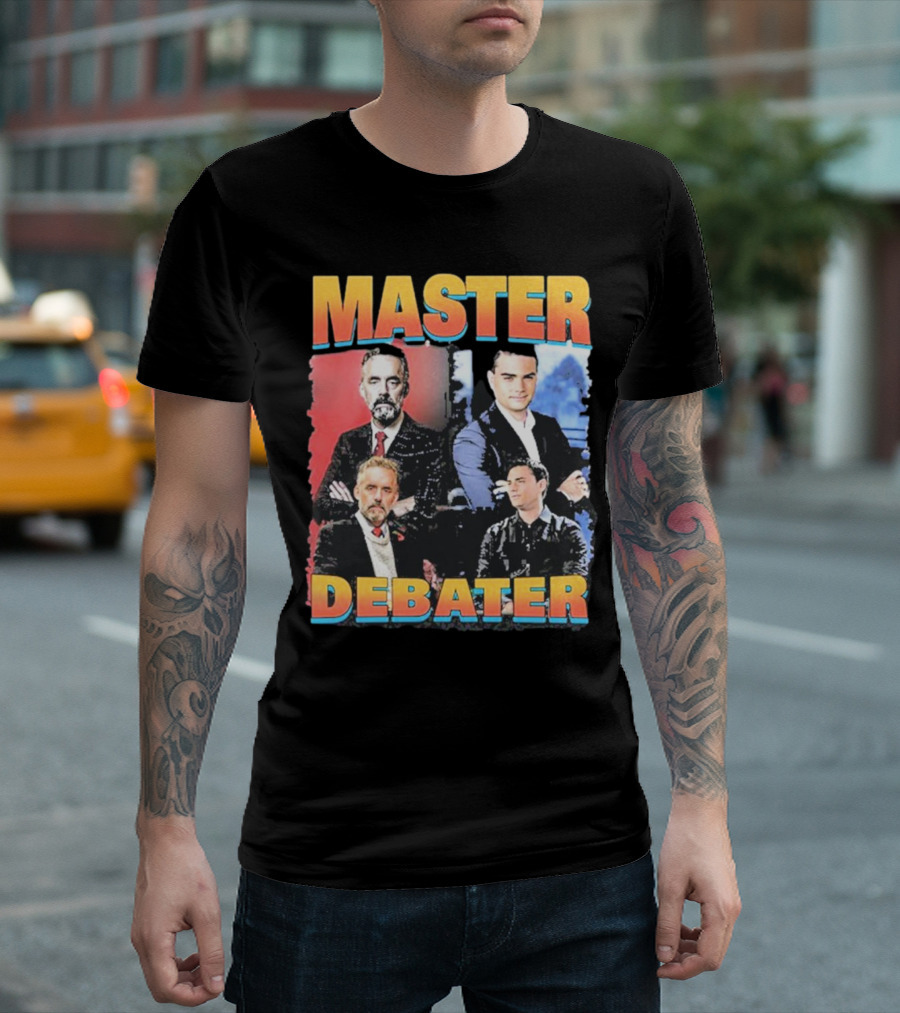 Memeabletees Master Debater Political Commentary Figures T-Shirt