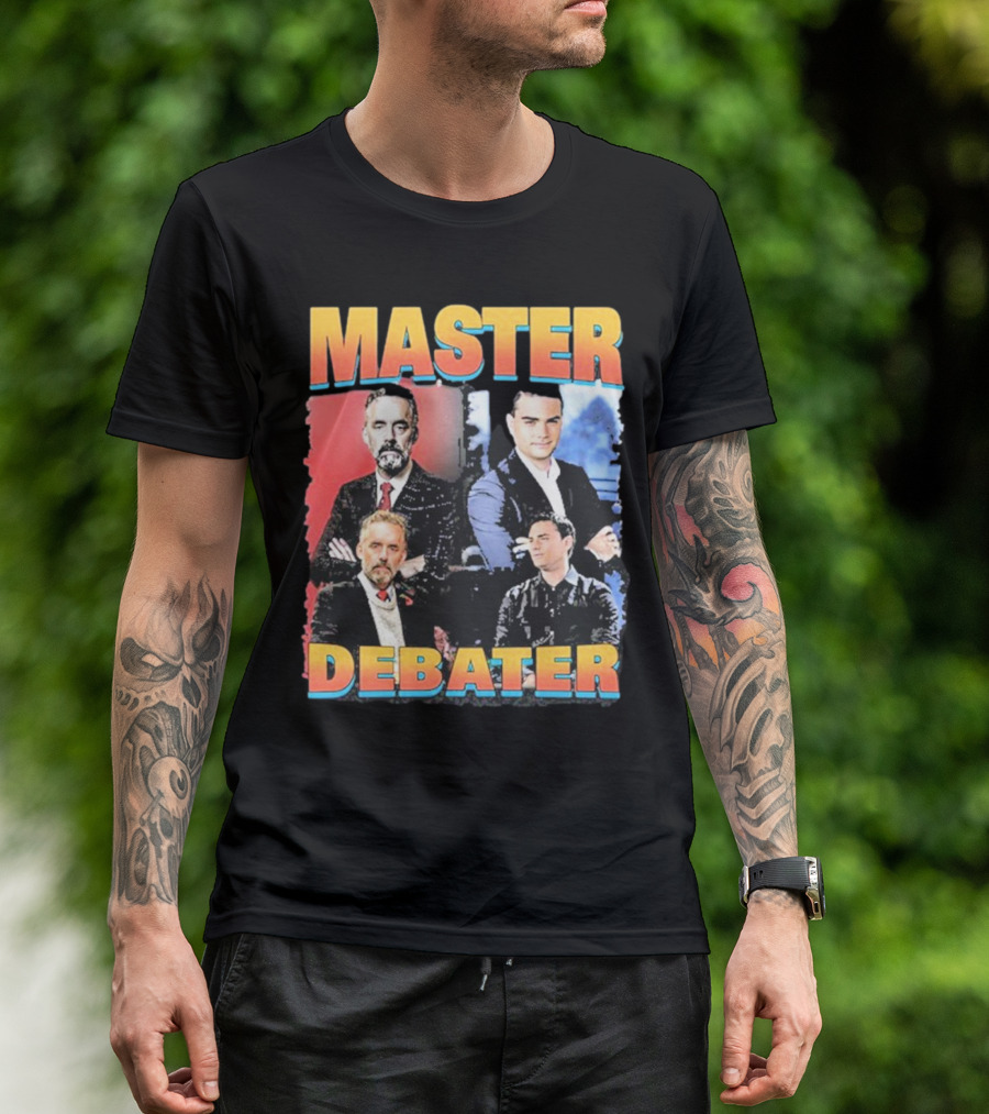 Memeabletees Master Debater Political Commentary Figures T-Shirt