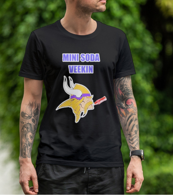 MINI SODA VEEKIN Viking Drinking Soda T-Shirt