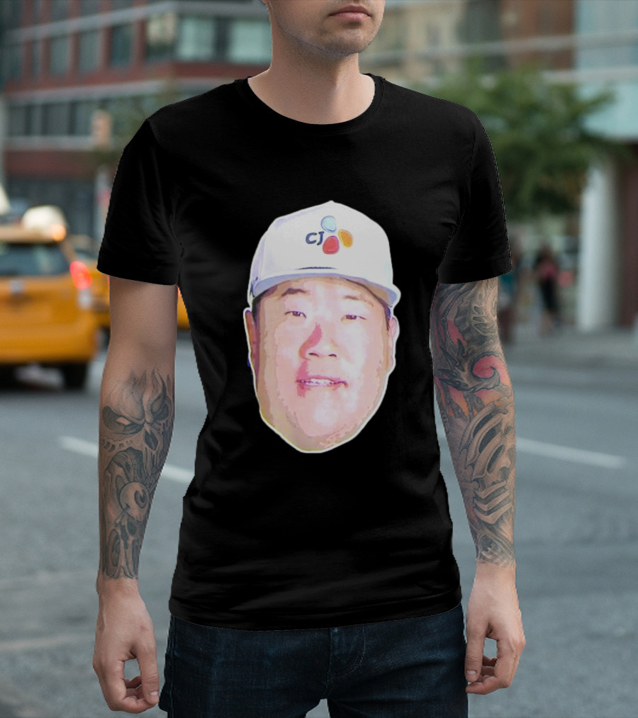 CJ Logo Big Head Sungjae I’m Tracker T-Shirt