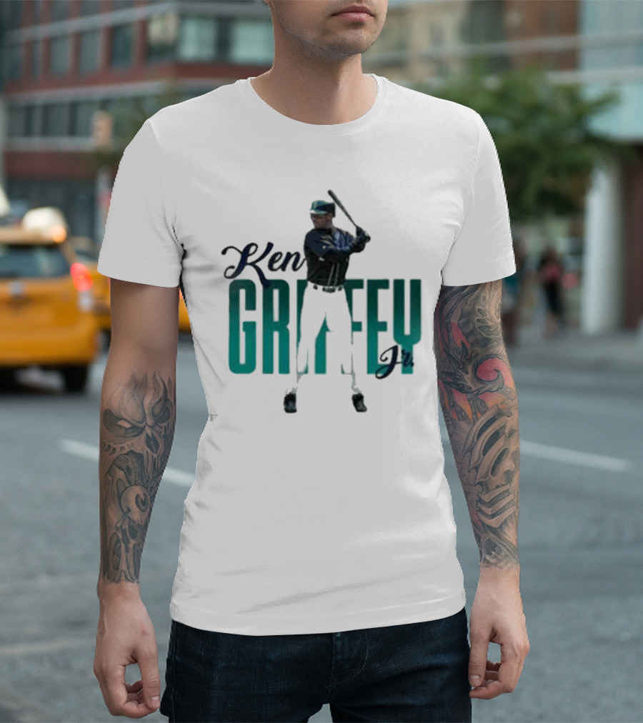 Ken Griffey Jr Seattle Mariners Iconic Baseball Legend T-Shirt