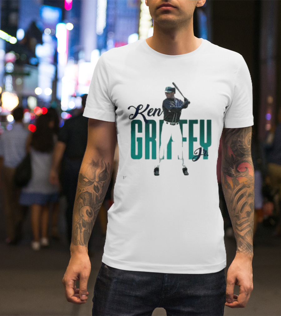 Ken Griffey Jr Seattle Mariners Iconic Baseball Legend T-Shirt