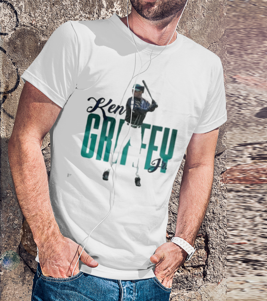 Ken Griffey Jr Seattle Mariners Iconic Baseball Legend T-Shirt