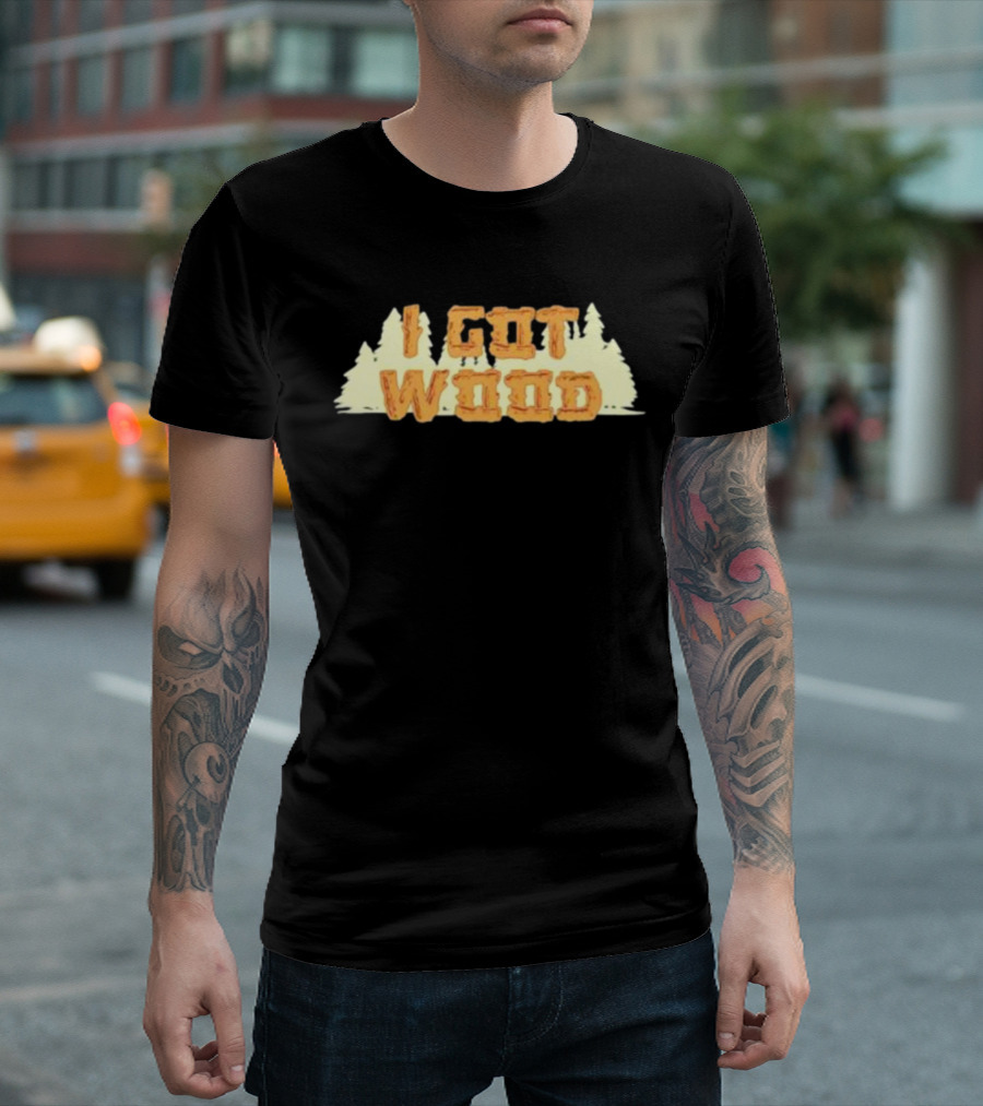 Nick Frost I Got Wood Forest T-Shirt