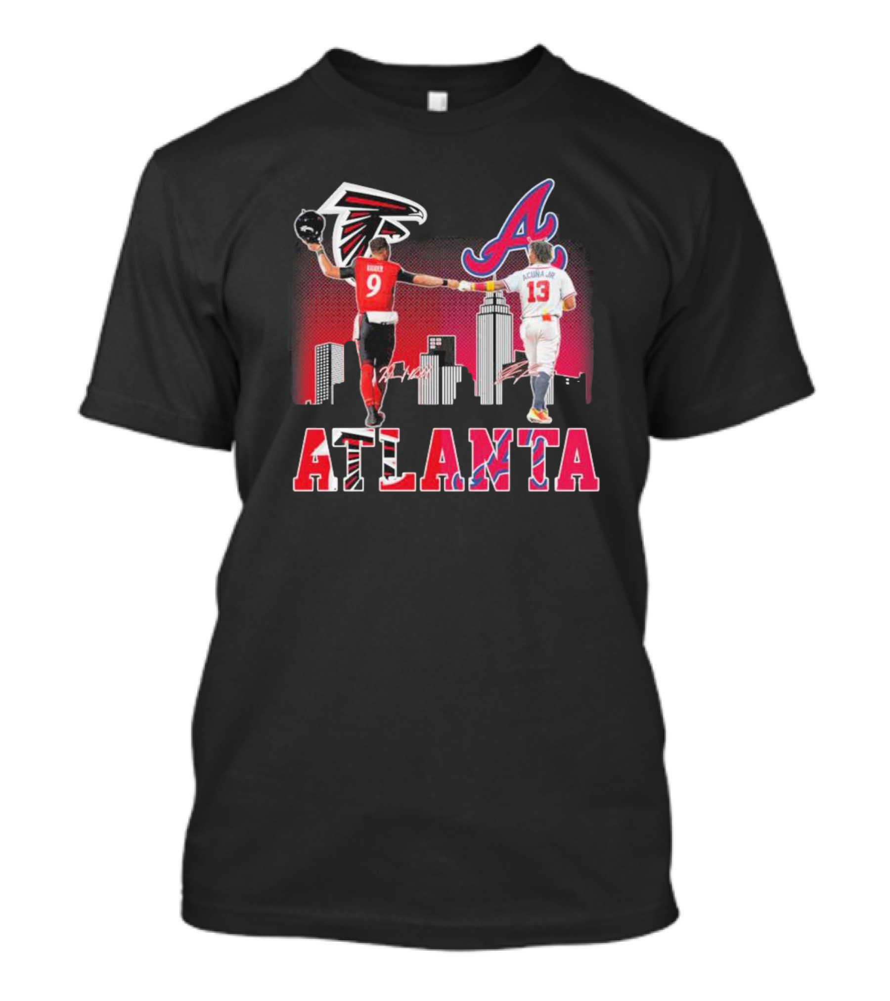 Atlanta Falcons Ridder Braves Acuna Jr City Champions T-Shirt