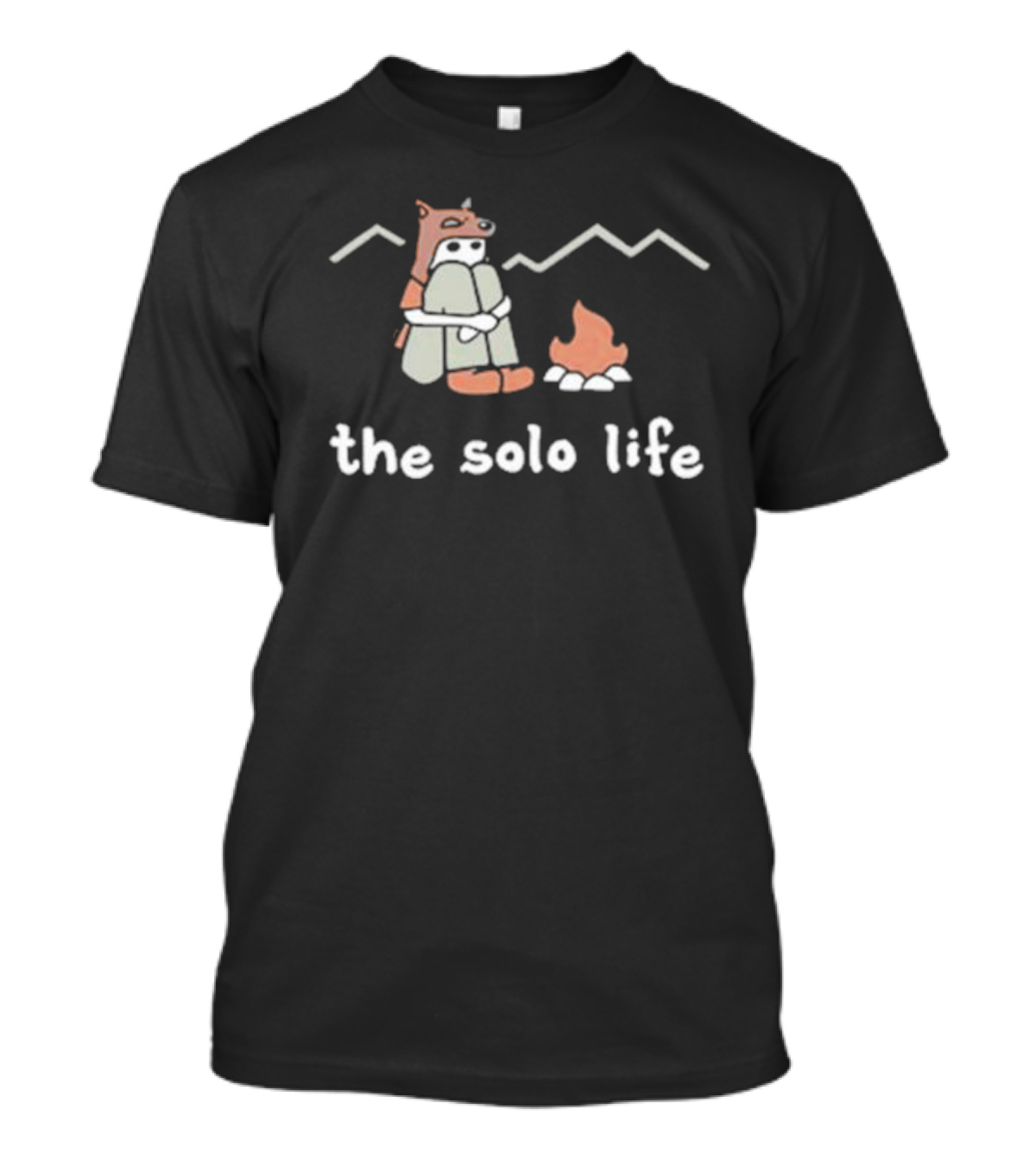 Blooprint Gaming The Solo Life Campfire Adventure T-Shirt