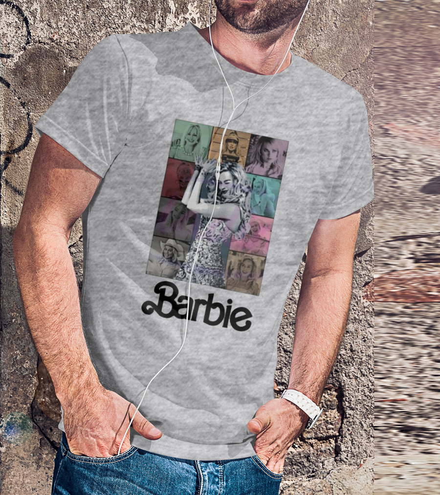Barbie Movie Collage Eras Tour Styles T-Shirt