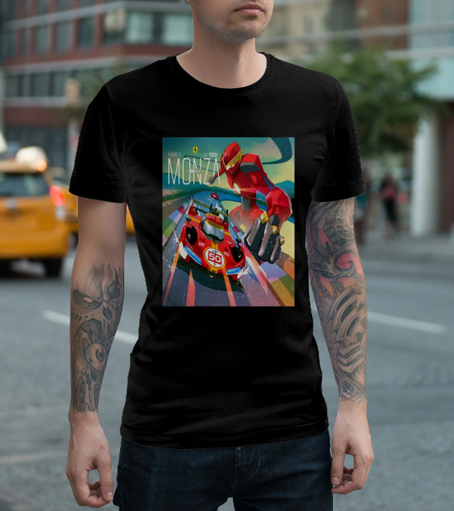 6 Hours of Monza July 9 Ferrari Racing Robot T-Shirt
