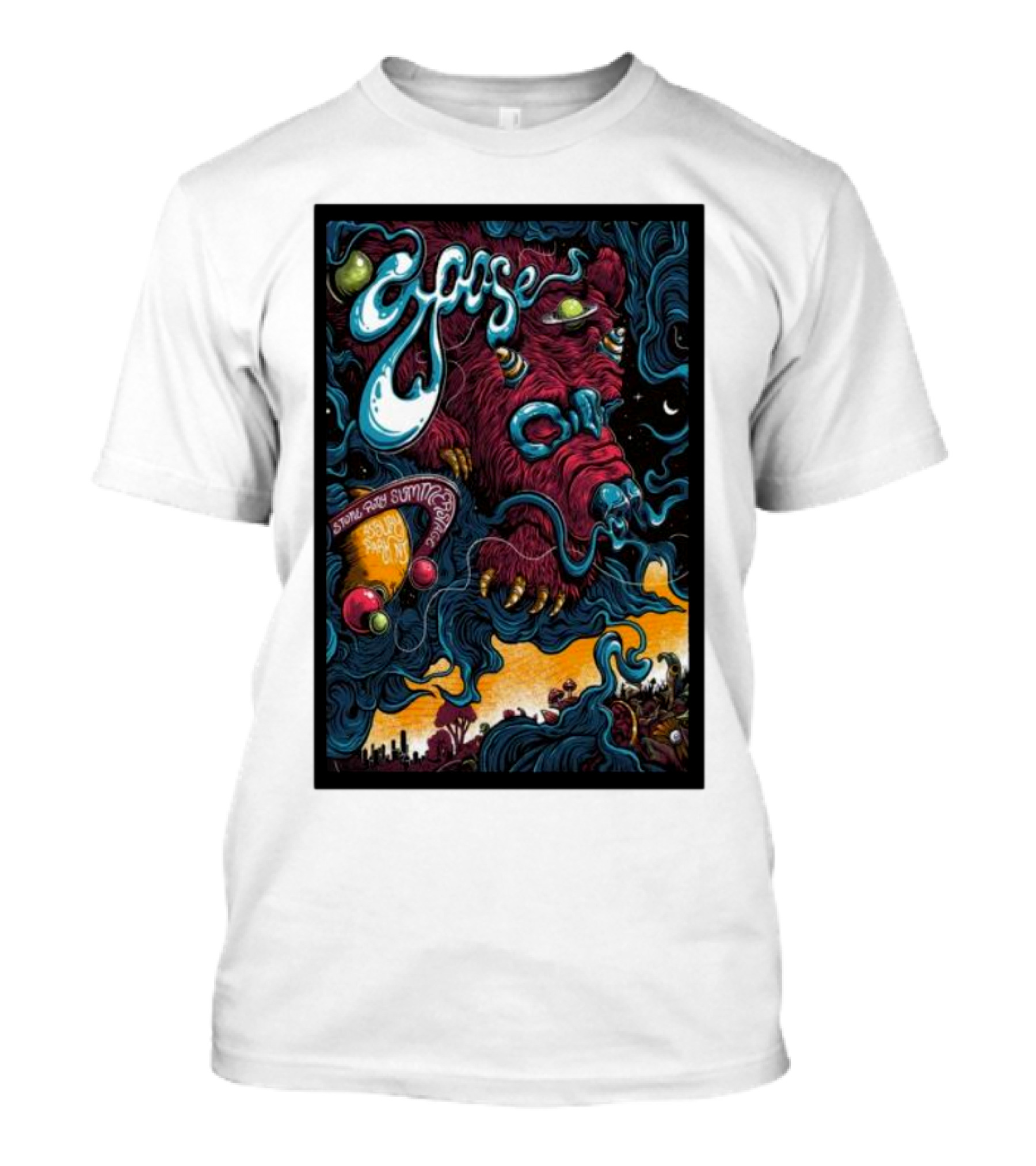Goose NYC SummerStage July 3 Monster T-Shirt