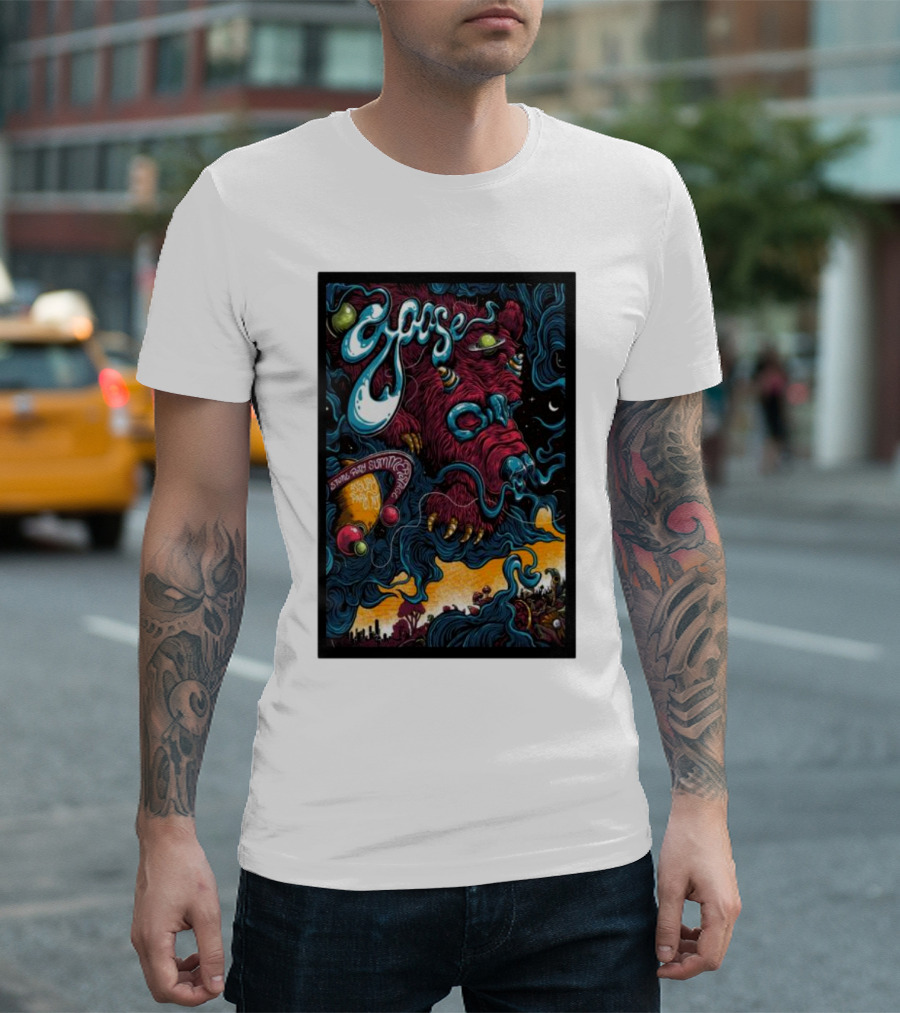Goose NYC SummerStage July 3 Monster T-Shirt