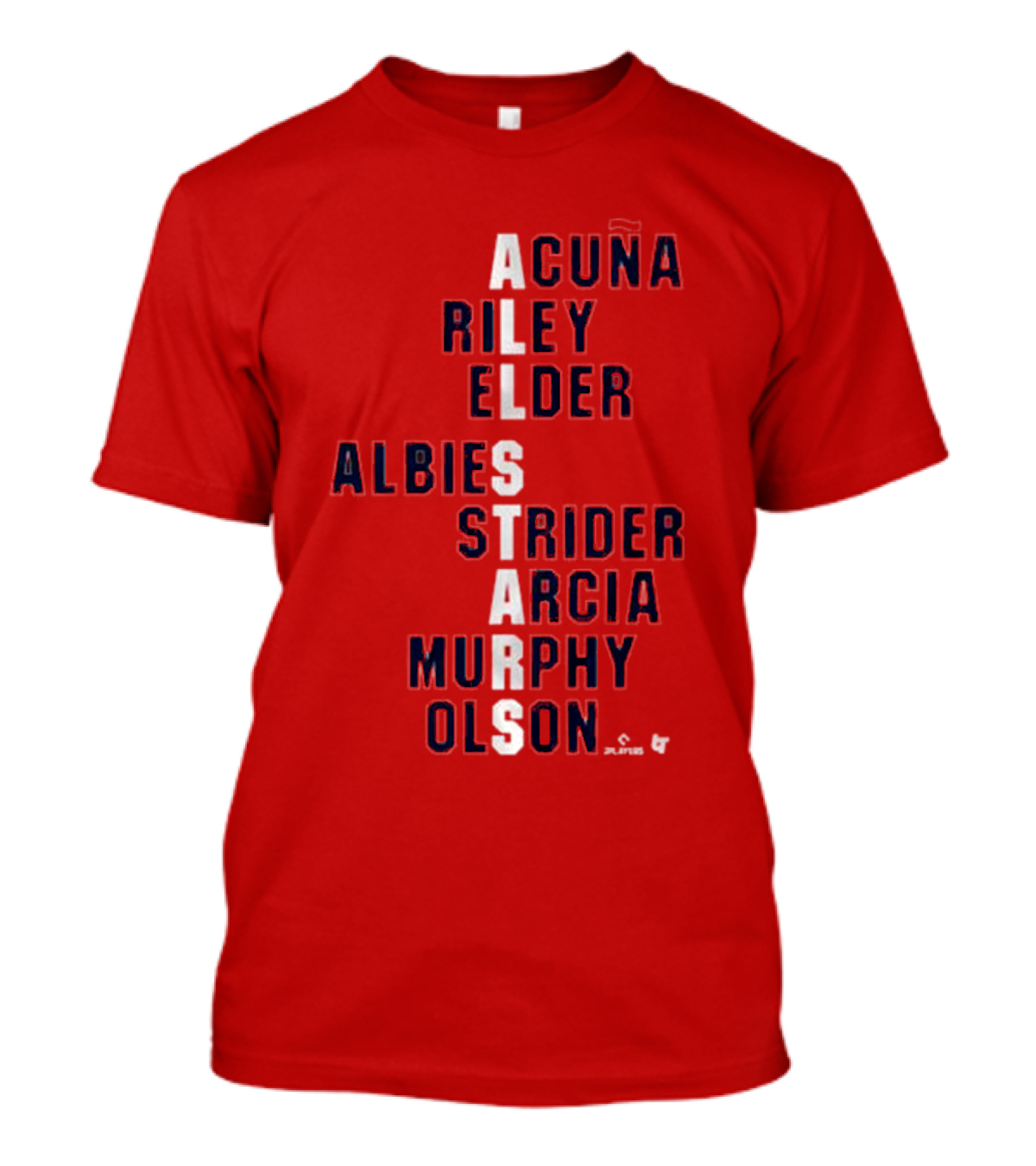 Atlanta All-Stars Acuña Riley Elder Albies Strider Arcia Murphy Olson T-Shirt