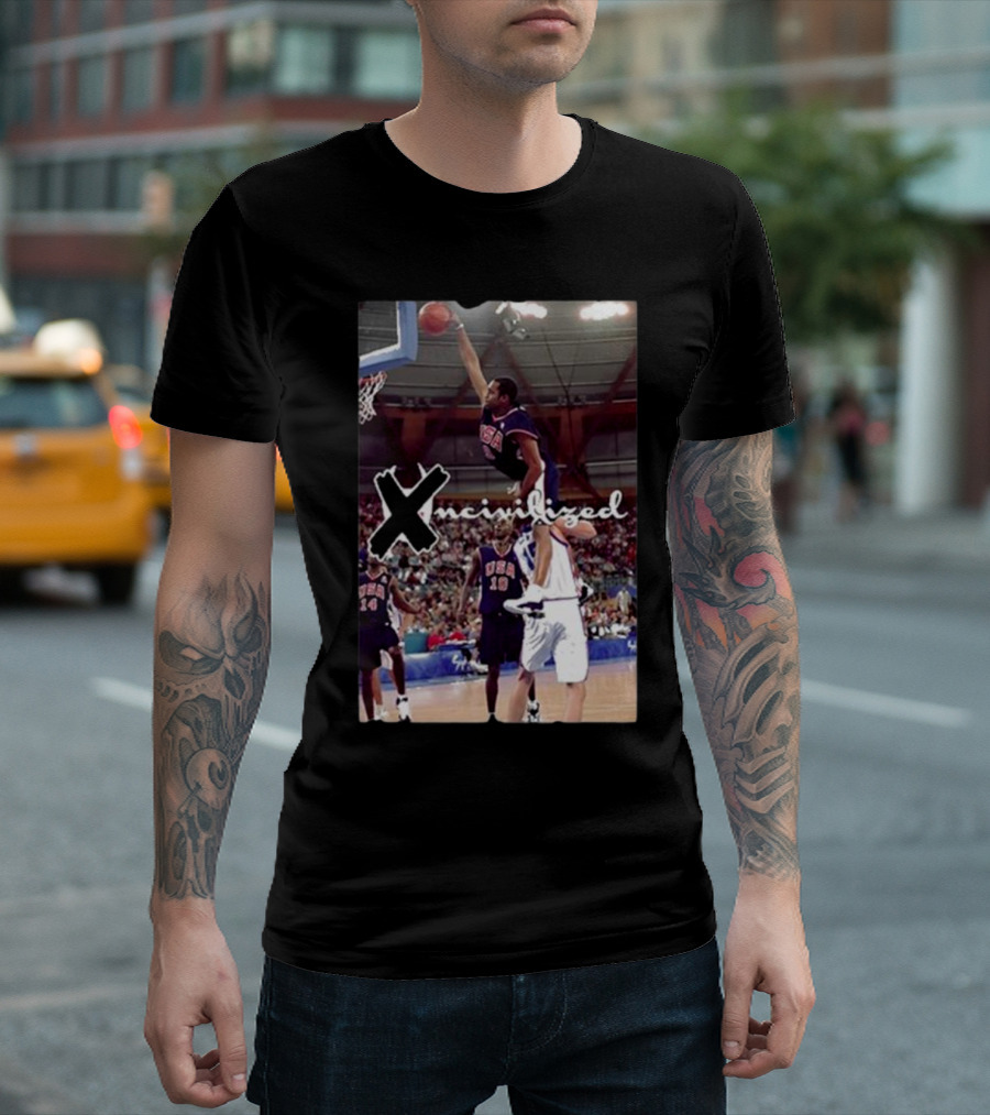 Uncivilized Xncivilized Vinsanity USA Basketball Dunk T-Shirt