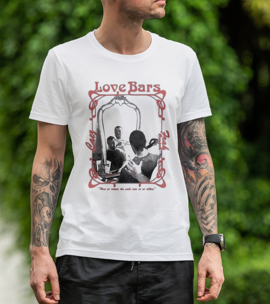 Love Bars Frah Quintale Mirror Reflection Snippet T-Shirt