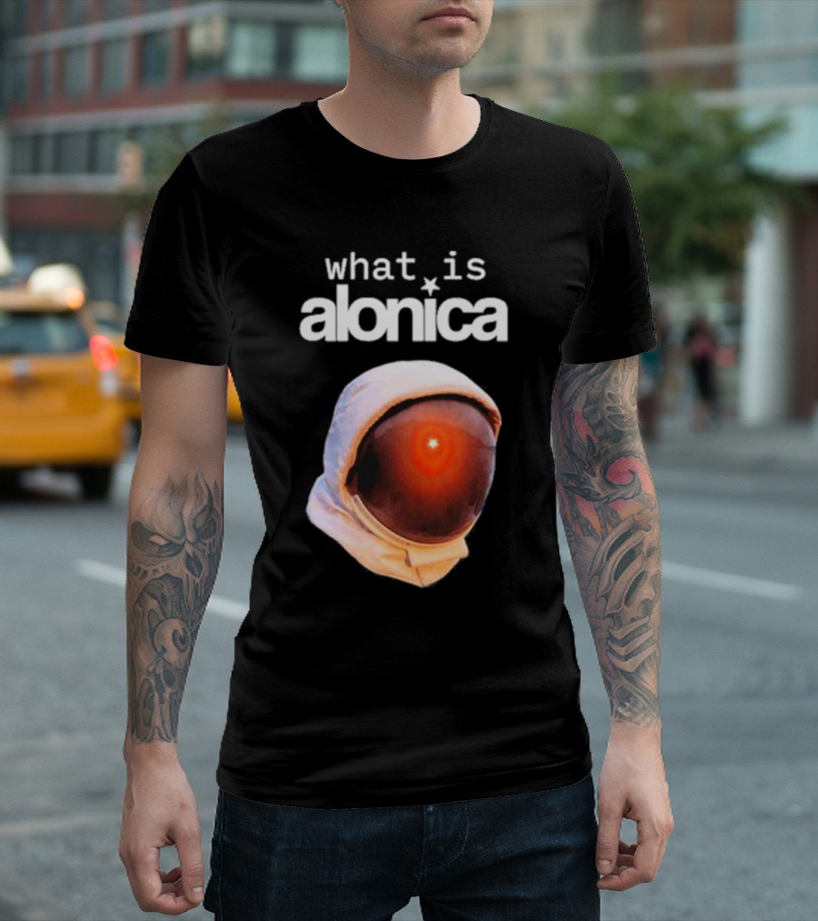 LANY What Is Alonica Spacesuit Reflective Visor Star T-Shirt