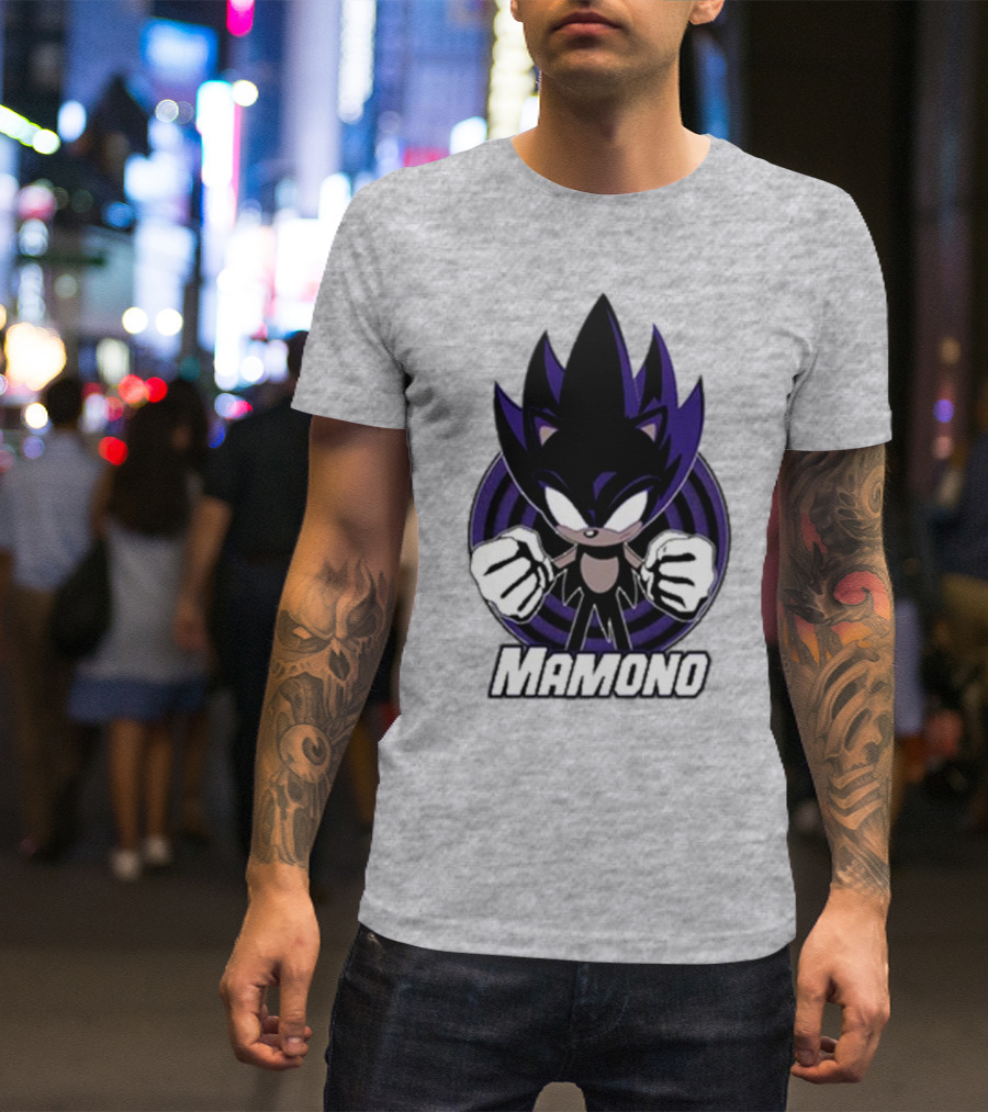 Mamono Dark Super Shadow Style Character T-Shirt