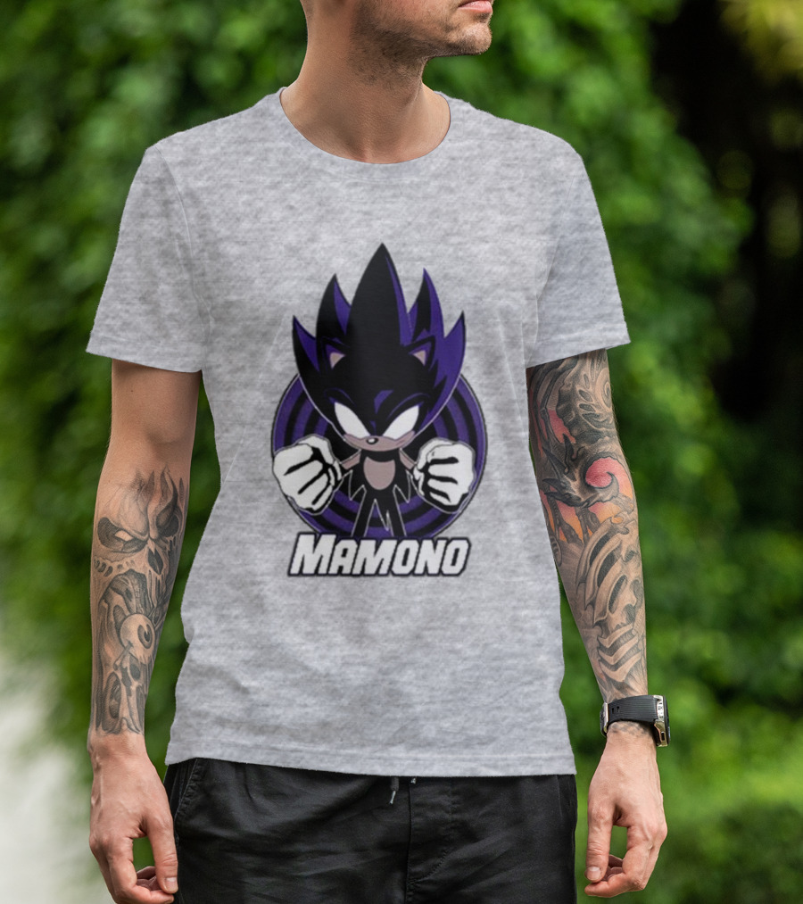 Mamono Dark Super Shadow Style Character T-Shirt