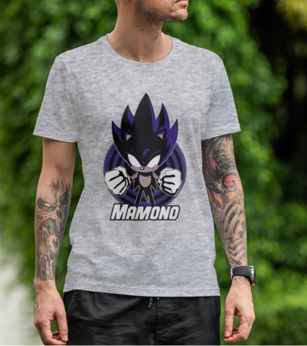 Mamono Dark Super Shadow Style Character T-Shirt