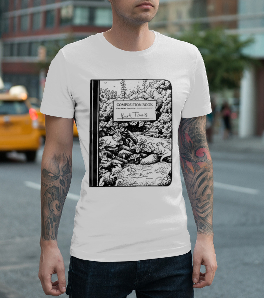 Kurt Travis Esque Records Composition Book T-Shirt