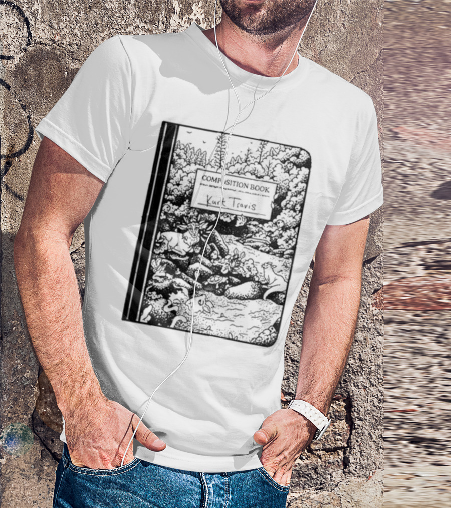 Kurt Travis Esque Records Composition Book T-Shirt