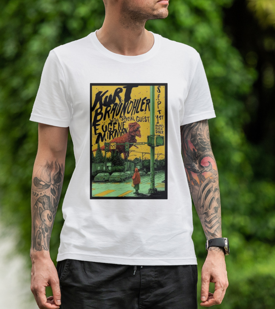 Kurt Braunohler With Special Guest Eugene Mirman September 1st Ralph's Rock Diner T-Shirt