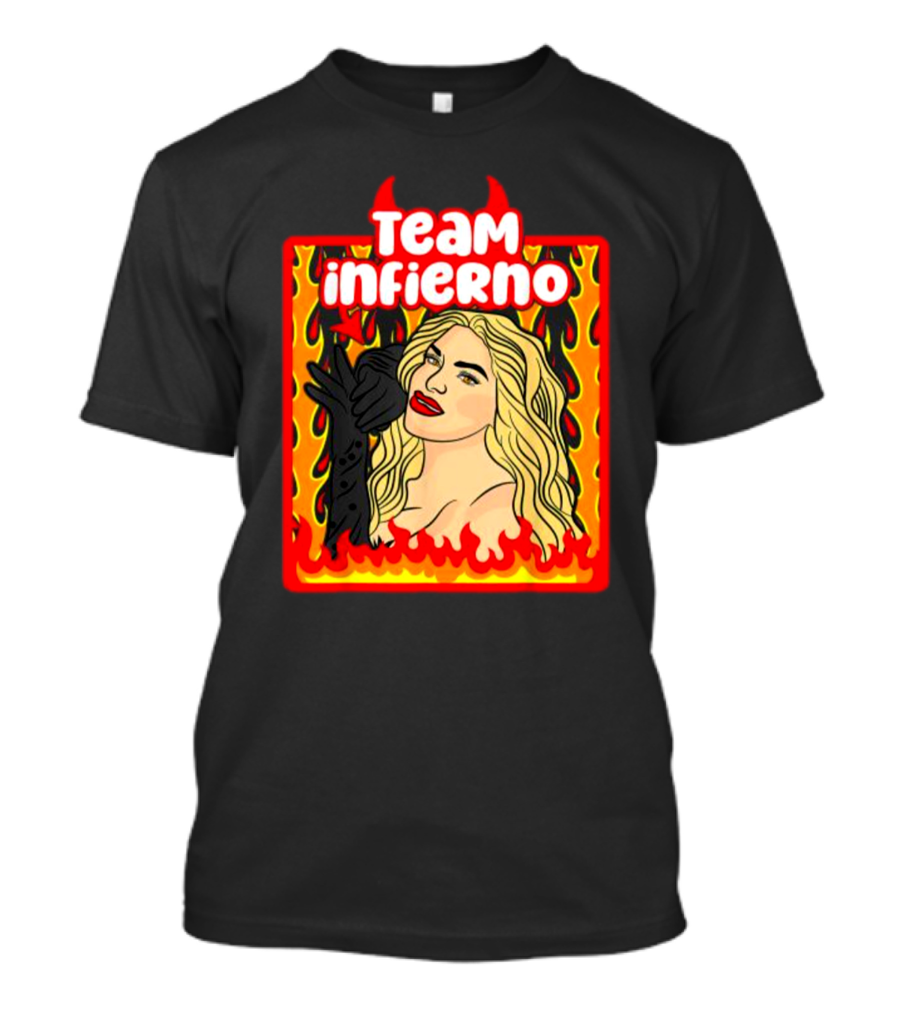 Team Infierno Wendy Guevara Latina Flames T-Shirt
