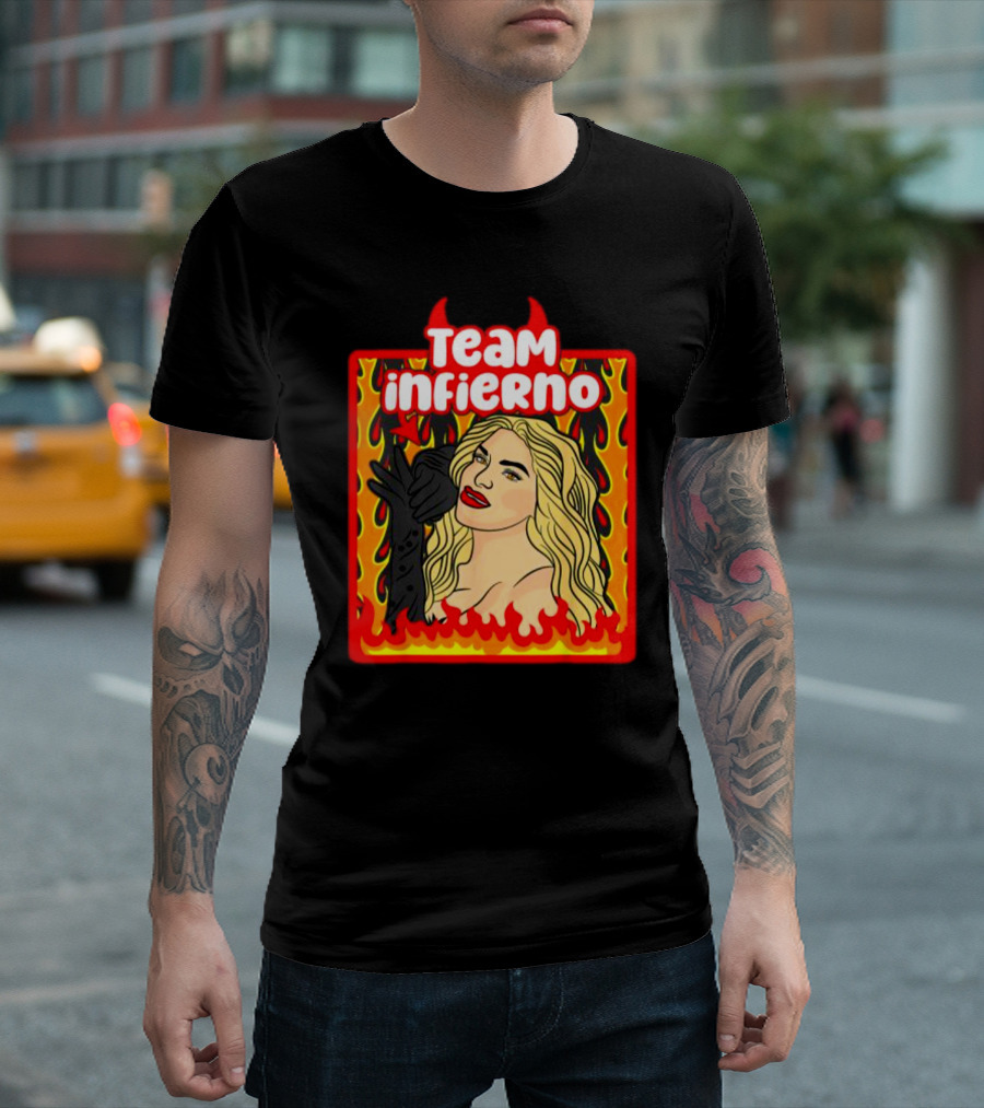Team Infierno Wendy Guevara Latina Flames T-Shirt
