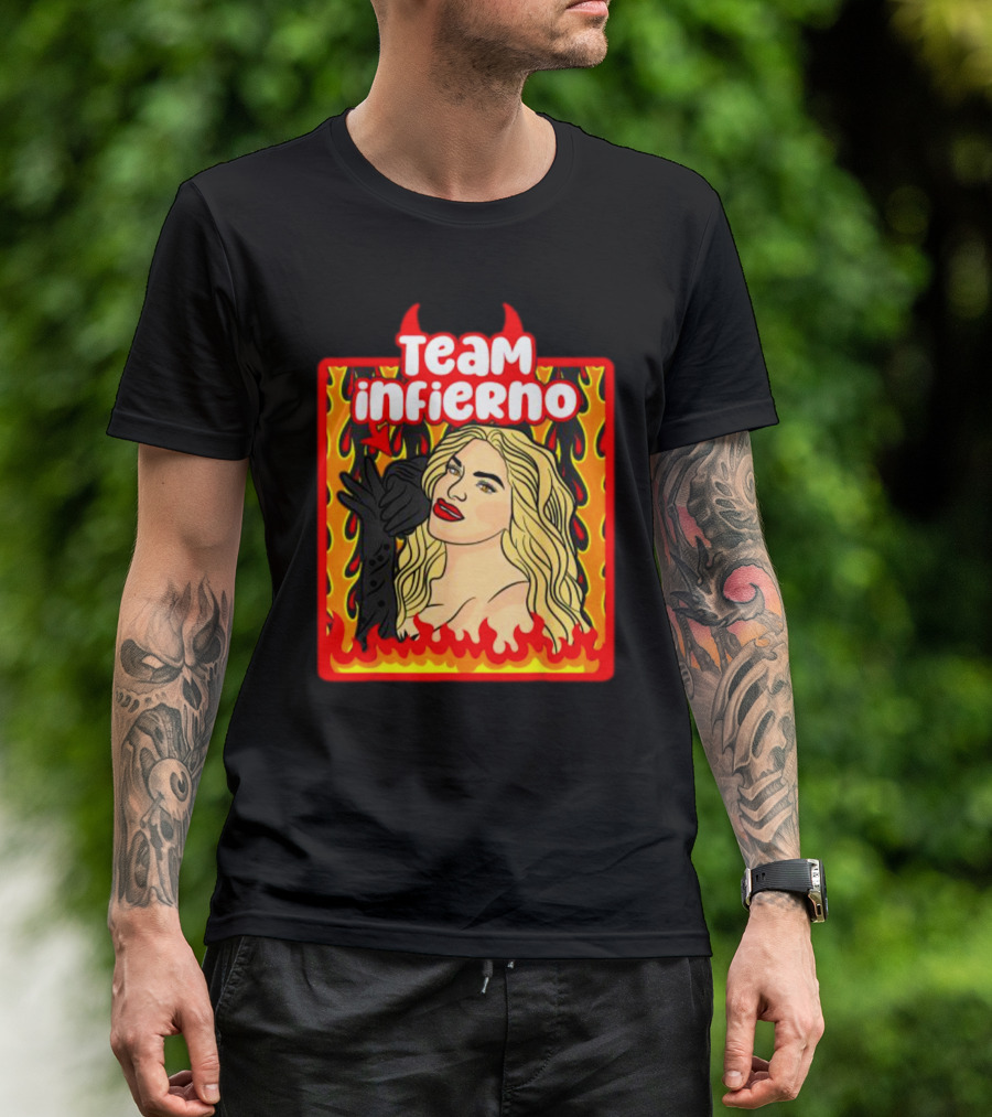 Team Infierno Wendy Guevara Latina Flames T-Shirt
