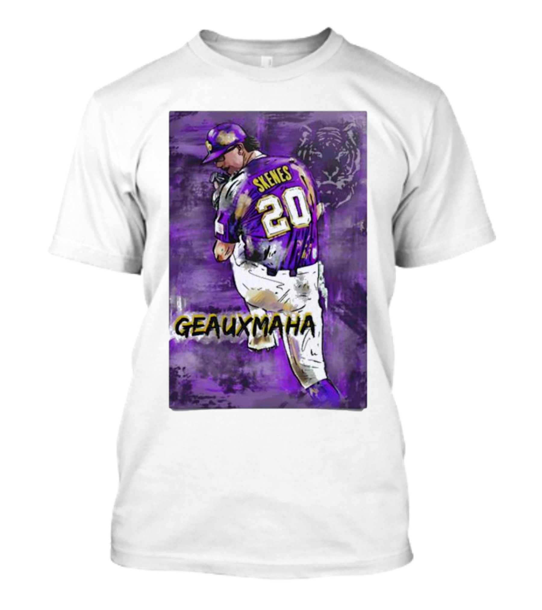 Paul Skenes Geauxmaha LSU Tigers Baseball T-Shirt